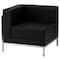Flash Furniture HERCULES Imagination Series Black LeatherSoft Sectional & Sofa Set with Ganging Clips, 10 Pieces ZB-IMAG-SET19-GG - alternate 5