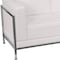 Flash Furniture HERCULES Imagination Series Melrose White LeatherSoft Sofa, Chair & Ottoman Set with Ganging Clips ZB-IMAG-SET20-WH-GG - alternate 4