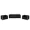 Flash Furniture HERCULES Imagination Series Black LeatherSoft Sofa & Chair Set with Ganging Clips ZB-IMAG-SET3-GG - alternate 2