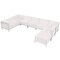 Flash Furniture 7 pcs. Living Room Set, 79" to 84-1/2" x 27-1/4", Upholstery Color: White ZB-IMAG-U-SECT-SET4-WH-GG - alternate 5
