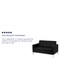 Flash Furniture Loveseat, 31" x 32", Upholstery Color: Black ZB-LACEY-831-2-LS-BK-GG - alternate 2