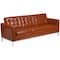Flash Furniture Cognac Leather Sofa, Lacey Series, 31" x 32" ZB-LACEY-831-2-SOFA-COG-GG - alternate 3