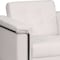 Flash Furniture Hercules Lesley Chair, White Back, 36-3/4 in W 33" L 32-1/2" H, Straight, Leather Seat ZB-LESLEY-8090-CHAIR-WH-GG - alternate 3