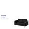 Flash Furniture Black LeatherSoft Double Stitch Detail Loveseat ZB-LESLEY-8090-LS-BK-GG - alternate 3
