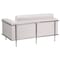 Flash Furniture White LeatherSoft Double Stitch Detail Loveseat ZB-LESLEY-8090-LS-WH-GG - alternate 4