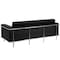 Flash Furniture Sofa, 33" x 31-1/2", Upholstery Color: Black ZB-LESLEY-8090-SOFA-BK-GG - alternate 4