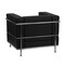 Flash Furniture Hercules Regal Chair, Black Back, 35 in W 28-1/2" L 27-1/2" H, Straight, Leather Seat ZB-REGAL-810-1-CHAIR-BK-GG - alternate 5