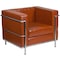 Flash Furniture Hercules Regal Chair, 35 in W 28-1/2" L 27-1/2" H, Straight, Leather Seat ZB-REGAL-810-1-CHAIR-COG-GG - alternate 4