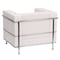 Flash Furniture Hercules Regal Chair, White Back, 35 in W 28-1/2" L 27-1/2" H, Straight, Leather Seat ZB-REGAL-810-1-CHAIR-WH-GG - alternate 5
