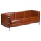 Flash Furniture Cognac Leather Sofa, 28-1/2" x 27-1/2" ZB-REGAL-810-3-SOFA-COG-GG - alternate 2
