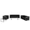 Flash Furniture Living Room Set, 28-1/2" x 27-1/2", Upholstery Color: Black ZB-REGAL-810-SET-BK-GG - alternate 2