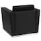 Flash Furniture Hercules Trinity Chair, Black Back, 33 in W 32" L 31" H, Track, Leather Seat ZB-TRINITY-8094-CHAIR-BK-GG - alternate 2