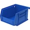 Akro-Mils Hang & Stack Storage Bin, Plastic, Blue, 3 in H, 4 1/8 in W, 5 3/8 in L 30210BLUE - alternate 7
