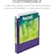 Samsill View Binder, 1", Purple, 225 Sheet Cap, PK2 U86308 - alternate 4