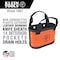Klein Tools Bucket Bag, Orange, Plastic Exterior, Denier Polyester Interior, Polypropylene Bottom, 15 Pockets 5144HBS - alternate 7