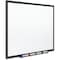 Quartet Dry Erase Board, Porcelain, 48 in, 72 in, Aluminum Frame, White, Gloss 2547B-24 - alternate 4