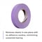 3M Painter's Tape, 24 mm W x 60 yd L, 7.3 mil Thick, Purple, Rubber Adhesive, 36 PK 501+PL - alternate 3