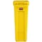 Rubbermaid Commercial Slim Jim 23 gal Rectangular Slim-Profile Plastic Can, Yellow, None, Plastic, 11 in 1956188 - alternate 2
