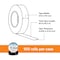 3M Vinyl Electrical Tape, 165 Temflex, 3/4 in W x 60 ft L, 6 mil Thick, Black 165BK4A - alternate 3