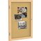Ghent Enclosed Cork Bulletin Board 24"x18", 1 Door PW12418K - alternate 3