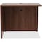 Lorell Desk Return Return, 24" D X 29-1/2" H, 35" W X 3mm PVC (Edge), Metal, Walnut LLR34400 - alternate 3