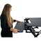 Victor Technology Height Adjustable Standing Desk with Keyboard Tray Standing Desk Converter, 23 in D X 36 in W X DCX760G - alternate 9