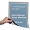Zoro Select Sign Holder, 8-1/2" x 11", PVC, PK2 477123 - alternate 2