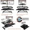Victor Technology Compact Standing Desk Riser, Black DCX610 - alternate 3