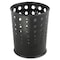 Safco Bubble 6 gal Round Indoor Trash Can, Black, None, PVC Plastic, Steel, Not Applicable, 3 PK 9740BL - alternate 3