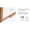 Ghent Dry Erase Board, Porcelain, 48 5/8 in, 60 5/8 in, Wood Frame, White, Matte M1W-45-4 - alternate 5