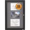 Quartet Enclosed Bulletin Board 36" x 24" 2363L - alternate 6