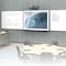 Best-Rite Projection Board, Porcelain, 48 in, 96 in, Aluminum Frame, White, Gloss 2G5KH - alternate 4