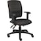 Boss Fabric Task Chair, 21 1/2-, Adjustable, Black B3036-BK - alternate 2
