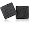 Velcro Brand Reclosable Fastener Shape, Square, Rubber Adhesive, 7/8 in, 7/8 in W, Black, 12 PK 90072 - alternate 2