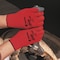 Mcr Safety Coated Gloves, Latex, Textured, Palm, 3 Abrasion Level, Red, L (9) 1 PR N9680L - alternate 2
