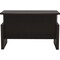 Safco Adjustable Desk Aberdeen Height-Adjustable 72" Bow Fron, 49.3 in H, 72 in W X Wood, Mocha ABDH7242LDC - alternate 2