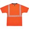 Ergodyne Short Sleeve Hi-Vis Black Bottom T-Shirt, Class 2, Polyester Breathable Knit, Orange/Black, Xl 8280BK - alternate 2