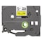 Brother Label/RibbonCartridge, Yellow, 1-1/2inW TZES661G - alternate 3