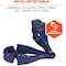 Ergodyne Glove Holder Clips, Non-Conductive Acetal Copolymer, Holds (1) Pair of Gloves , Deep Blue 3400MD - alternate 2