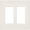 Lutron Designer Wall Plates, Number of Gangs: 2 Thermoset, Satin Finish, Biscuit SC-2-BI - alternate 2
