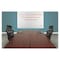 Mooreco Dry Erase Board, Glass, 48 in, 72 in, No Frame Frame, White, Gloss 83845 - alternate 2