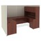 Lorell 15-1/2" W 2 Drawer Lorell Contemporary Furniture, Laminate, Cherry (Cabinet), Silver (Handle) LLR69606 - alternate 2