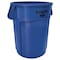 Rubbermaid Commercial BRUTE 44 gal Round Heavy Duty Plastic Can, Blue, None, Plastic, Not Applicable FG264360BLUE - alternate 8