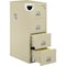 Fireking 12-3/16" W 4 Drawer Fire-Resistant Vertical File Cabinet, Parchment, Letter 4-1831-CPA - alternate 2