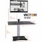 Victor Technology Electric Single Monitor Standing Desk Electric Sit-Stand Desk, 23 in D X Yes H, 28 in W X DC400 - alternate 2