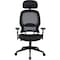 Office Star Managerial Chair Desk Chair, Adjustable Arms, 23-1/4" Height, Fabric, Black 5540 - alternate 5