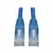 Tripp Lite Cat6 Cable, Snagless, Molded, RJ45, Blue, 4ft N201-004-BL - alternate 2