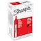 Sharpie Permanent Marker, Red, Fine Tip, Retractable, 12 PK 32702 - alternate 4