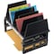 Officemate Letter Tray, Black, Plastic, 13 1/2 in W, 9 in L, 10 1/4 in H, 9.1" D, 7 Number of Compartments 22102 - alternate 3