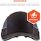 Ergodyne Bump Cap, Short Brim Baseball, ABS, Hook-and-Loop Suspension, Black 8960 - alternate 7